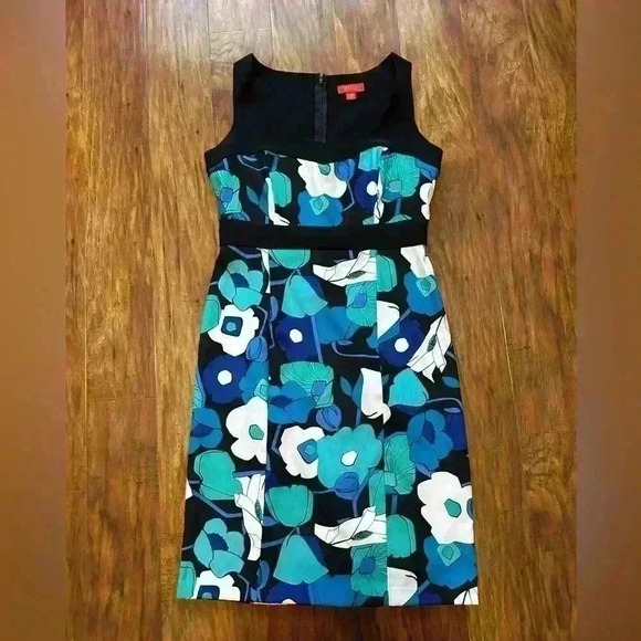 Signature By Sangria Floral Print Sleeveless Women’s Size 8 Dress Spring Hippie - Picture 1 of 11
